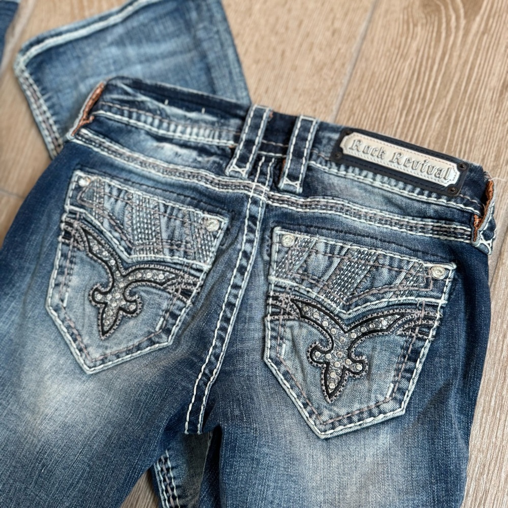 Rock Revival Bootcut Jeans Size 24